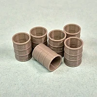 Plechové sudy 1:87 3D otevřené 6ks