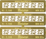 Konzoly se 2 izolátory 1:160 (lept)