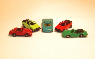 Autíčka 1:160    5 kusů