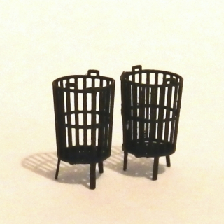 Kovové koše - koksáky 1:87 (stavebnice)